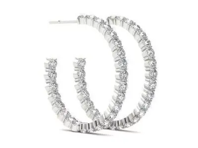 earrings 3D print model shop