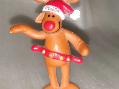 RUDOLPH REINDEER COCA COLA CHRISTMAS PROMOTIONAL FIGURE ORNAMENT 3D print model