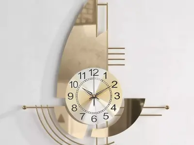 wall clock 51 3D model purchase