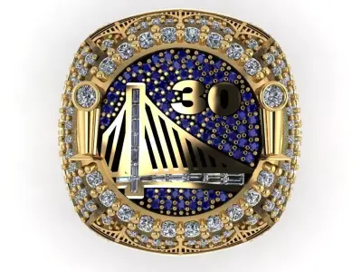 World Champions Ring 3D print model