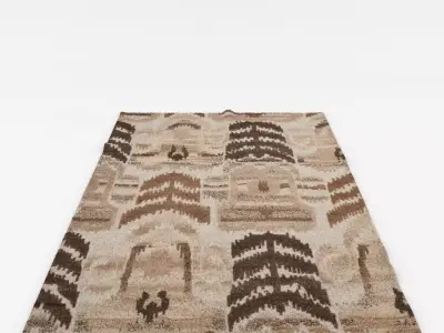 Rugs No 1052 Low-poly 3D model