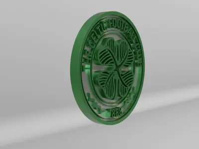 The Celtic Football Club Team Logo 3D model