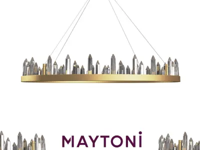 Pendant Gletscher H186-PL-01-61W-BS Maytoni Classic Free 3D model