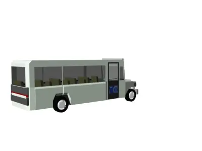 Philippine Jeepney  NO Interior Low-poly 3D model