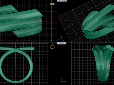 jewelry ring 261 3D print model