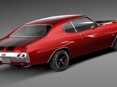 Chevrolet Chevelle SS CG 1971 3D model