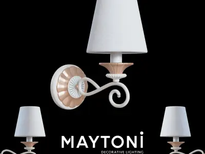 Sconce Sonate ARM424-WL-01-W Maytoni Classic Free 3D model