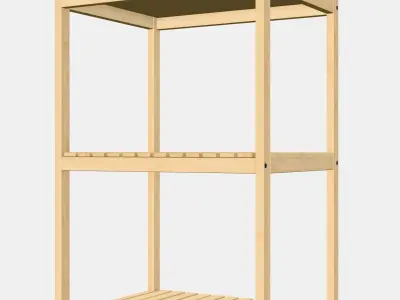 RAGRUND Trolley Low-poly 3D model