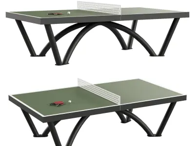 Table Tennis Ping Pong Table 3D model