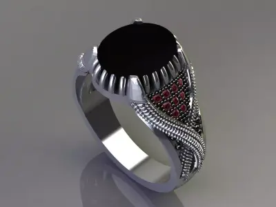 NEO MAN RING MODEL46 3D print model