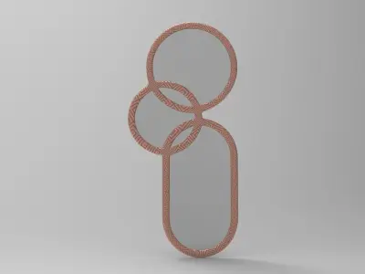 Tito Mirror Low-poly 3D model