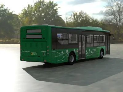 YUTONG ZK6125BEVG6 bus 3D model