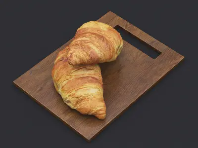 Croissants 3D model