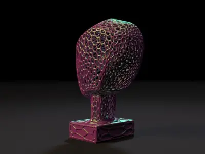 Alien 2 sculpture 3D print model