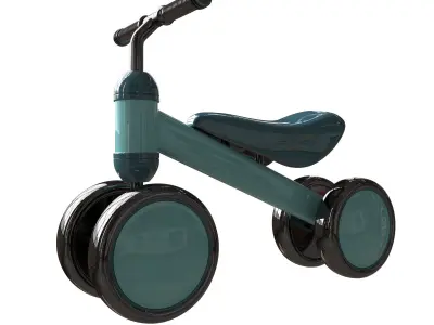 Retrospec Cricket Baby Walker Balance Bike 3D model