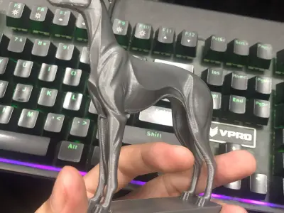 Greyhound Art Sculpture 3D print model