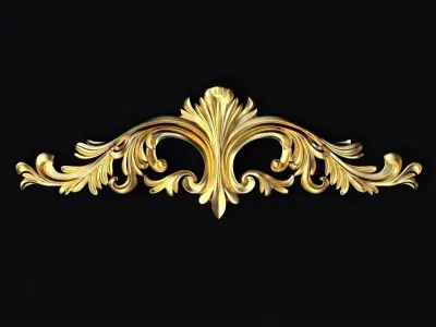 10 high-quality decors for furniture ornaments 3D model