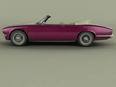 Jaguar XJ6 Cabriolet 3D model