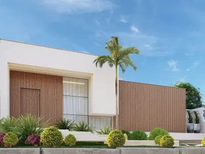 CASA MODERNA TERREA 3D model