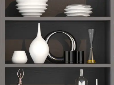 Set-173 eiffel tower shelf 3D model