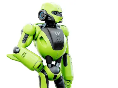 ANDROID KOSMO-C Rigged for Unreal Engine - Unity - MIXAMO 3D model