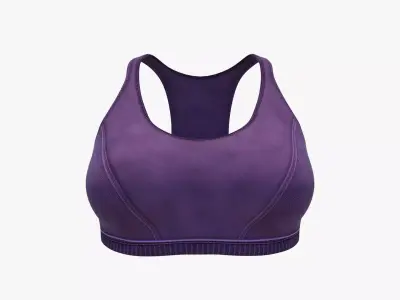 Daily Sport Bra Low-poly 3D model