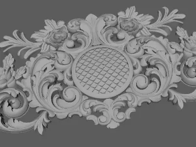 dekor ornate ornament 3D model purchase