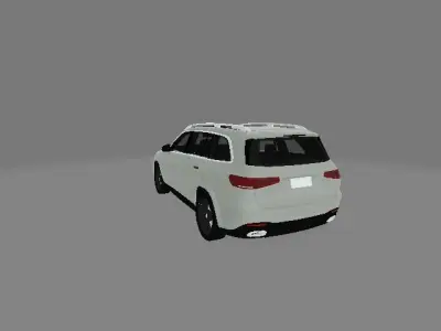 mercedes-benz mercedes suv Low-poly 3D model