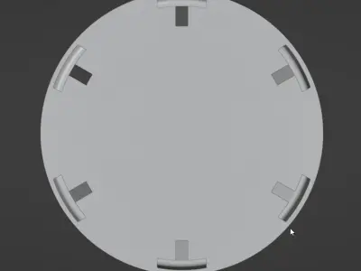 Wheel Cup Mazda for Car 3D print model