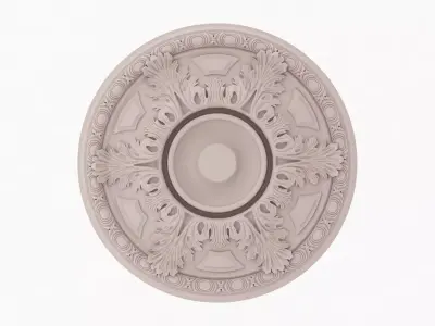 Classic Ceiling Medallion 34 3D model