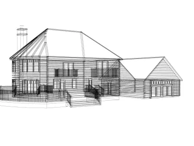 Log House 021 -Archimple LLC 3D model