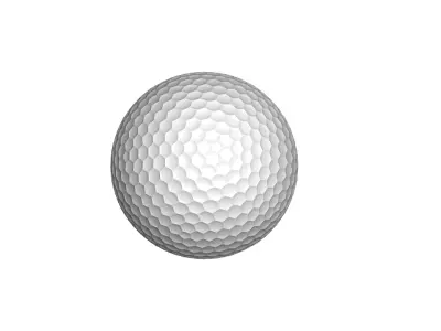 golf ball 3D model