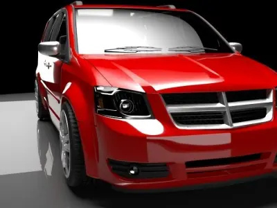Dodge Grand Caravan 2007 3D model