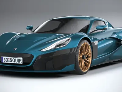 Rimac Nevera 2022 3D model