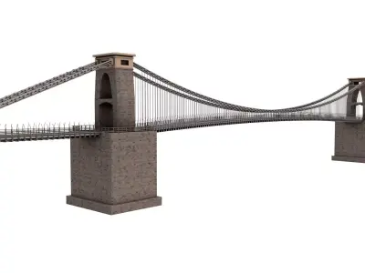 Clifton Suspension Bridge 3D model