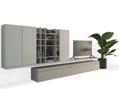 Contemporary TV Furniture 06 3D model
