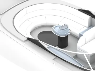 NEW YACHT Low-poly 3D model