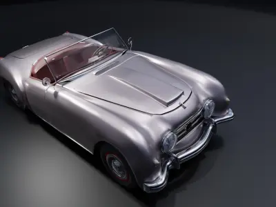 Vintage Car Concept Free 3D model