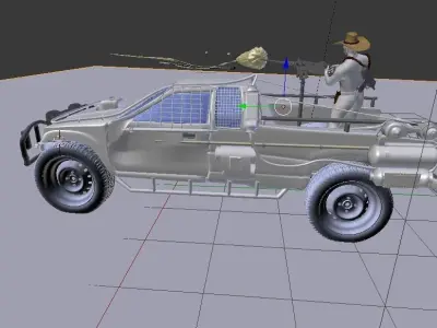 Zombie Truck 3D model