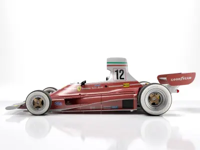 Ferrari F1 312T 1975 3D model