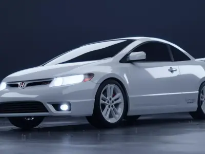 Honda Civic Si - 2006-2008 3D model