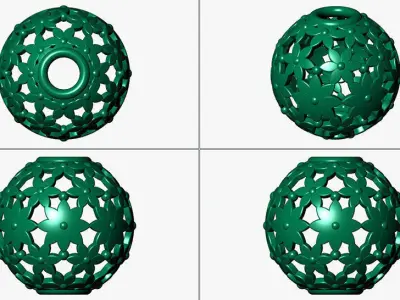 spherical beads 3D print model purchase