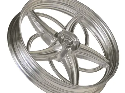 Cruiser Motorcycle Rim 3D print model