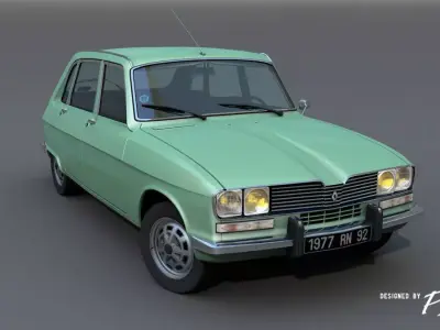 Renault 16 TX - 1977 3D model