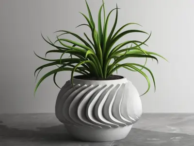 vase pot planter 3d print 838  3D print model