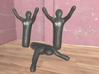 Manecen pair of inflatables 3D model