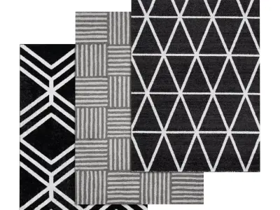 Rug Set 2221 3D model