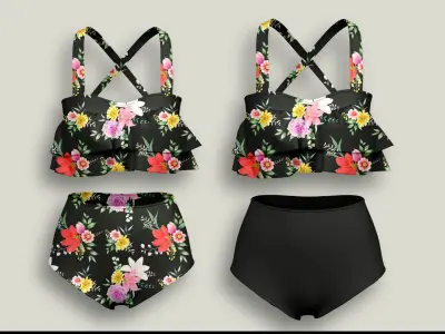 Swimming Suit Marvelous Designer 3D model