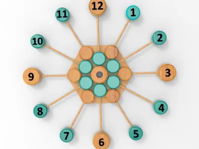 Wall Clock 3D print model