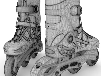 Roller skates KEPAI  3D model